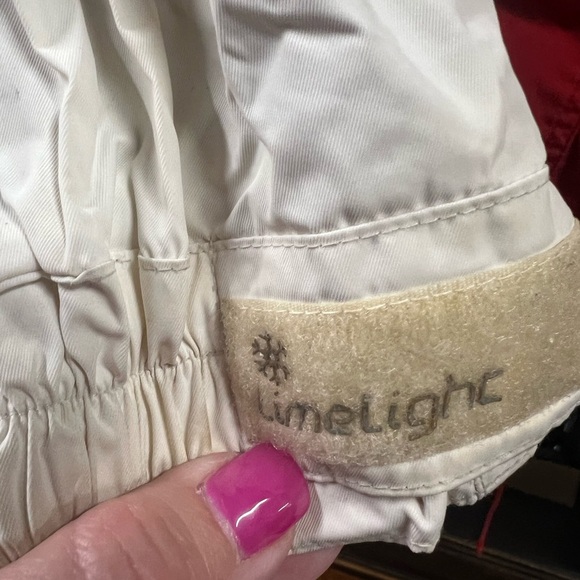 Y2K vintage Limelight Ski Jacket Shell Red and White Sz M - Picture 6 of 15